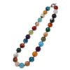 Treasurebay Stunning 14mm Gemstone Necklace Women's Necklace (Multi-colour agate)