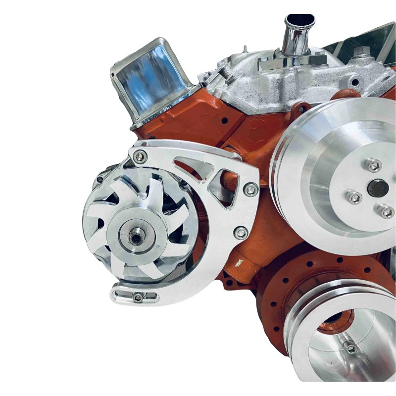 Chap Performance Small Block Chevy Alternator Bracket Fuelie Heads Long