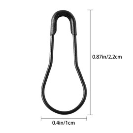 XIYAOXI Black Bulb Pins 0.8" Safety Bulb Pins,Gourd Safety Pin Metal Calabash Pins Clothing Tag Pins for Knitting and DIY Project Craft Project,Home Accessories 200pcs