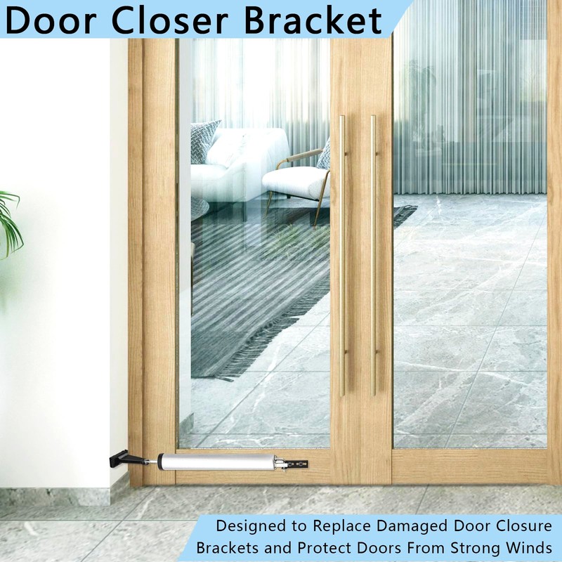 Reinforced Storm Door Closer Bracket, Screen Door Closer Replacement Part,