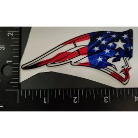 New England Patriots Mini Flag Background football helmet decals