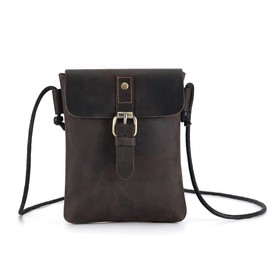 LWBTOSEE Mini Crossbody Single Shoulder Bag Genuine Leather Small Messenger Bags Mens For Phone Bag Pouch Handbags Shoulder Bags Messenger