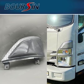 Headlamp Garnish LH For ISUZU NPR-HD NPR-XD NQR NRR FTR 2023-2025 Driver Side