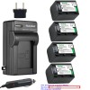 Kastar NP-FV100 Battery or AC Charger for Sony HXR-MC50 HXR-NX30
