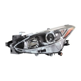 TYC Left Headlight Assembly Compatible with 2014-2016 Mazda Mazda3
