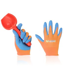 FUZZIO Nina Children's 3-5 J.A. Work Gloves Garden BPA Free – 2 Pairs