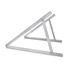 Newpowa Adjustable Solar Panel Tilt Mount Brackets Kit Folding Tilt Legs Support to 100 180 200 220 360 Watt Solar Panel for Off-Grid, RV, Roof, Boat (40inch Width)