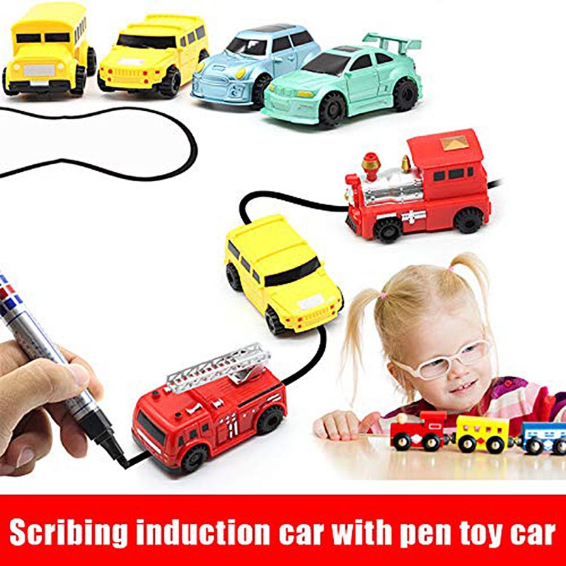 Fun Pen Inductive Car Truck Follow Any Drawn Black Line