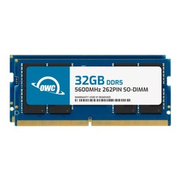 OWC 64GB (2x32GB) DDR5 5600 PC5-44800 CL46 2Rx8 262-pin 1.1V Non-ECC SODIMM Memory RAM Module Upgrade Kit Compatible with Dell Alienware M18 R2