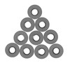 10PCS Black Coating Carbide Inserts Round CNC Turning Milling Inserts