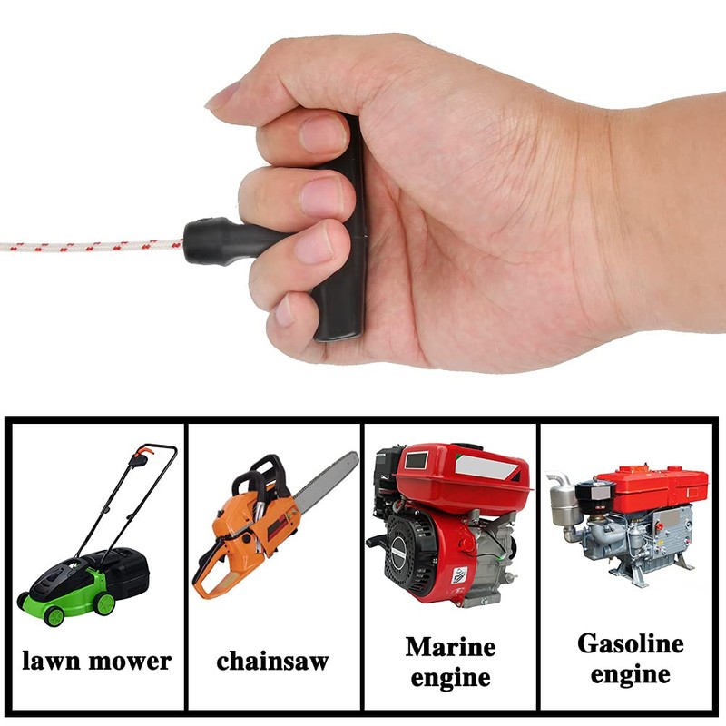 DODUOS 4 Pieces Lawn Mower Starter Cord Rope 10 m