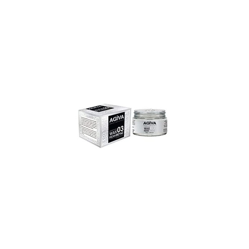 AGIVA Hairpigment Wax 03 Colour White 120 g, Black, Standard