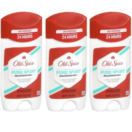Old Spice High Endurance Antiperspirant & Deodorant Pure Sport 3oz *Three Pack*