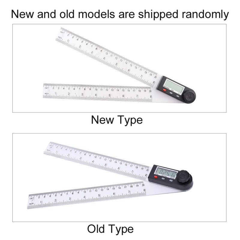 Digital Protractor, Digital Angle Ruler Finder,Meter Digital Display Plastic Goniometer