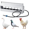 Automatic Chicken Waterer Stainless Steels 14 Windows Chicken Water Feeder