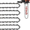 4 Pack 16 Inch Chainsaw Chain 56 Drive Links 050"
