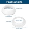 4pcs Universal Basin Drain Gasket, Silicone Seals Drainage Ring Bathroom