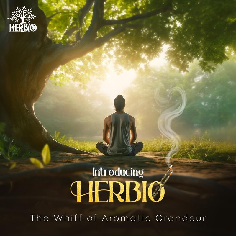 Fragrances & Sens - Natural Palo Santo Incense Sticks Herbio,