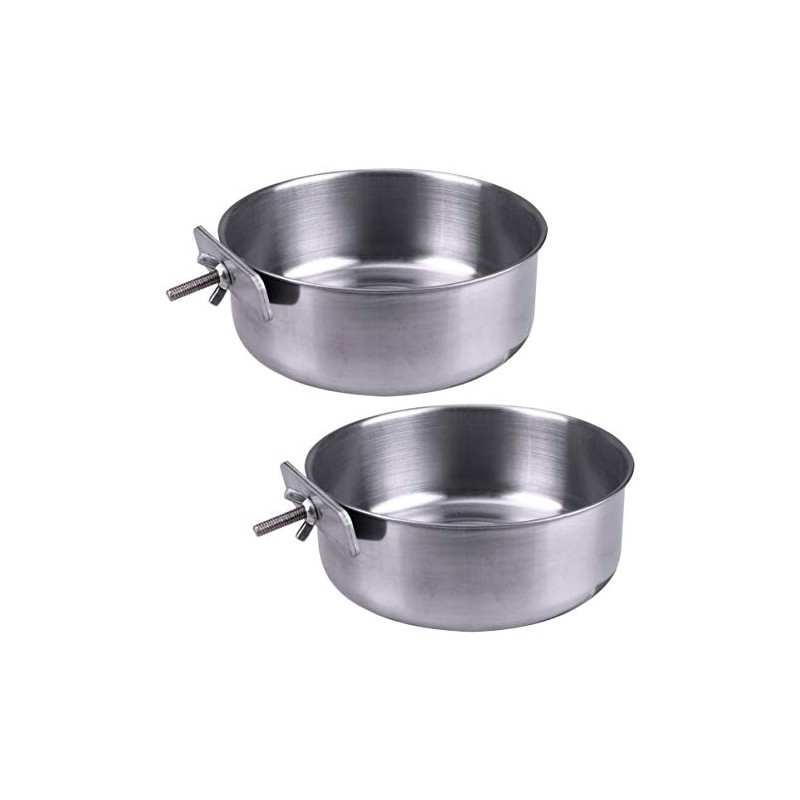 POPETPOP Alimentador De Aves De Acero Inoxidable 2 Piezas para