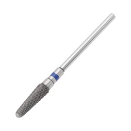 Be In Your Mind Milling Cutter Attachment Carbide Cutter 2.35 mm Manicure Drill Attachment Beauty Nail Drill Electric Manicure for Removing Gel Cuticles and Plate (Blue M Medium Teeth)
