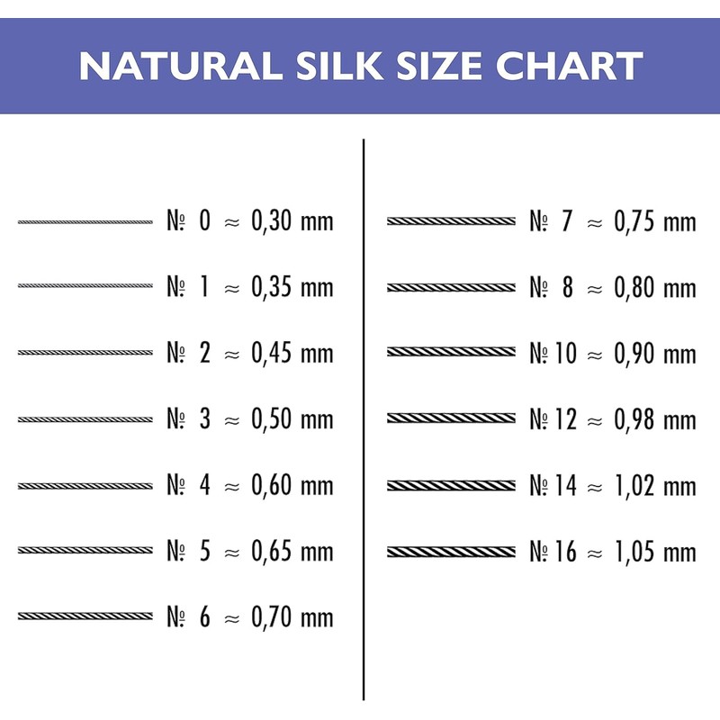 Griffin Bead Cord Silk Black #0