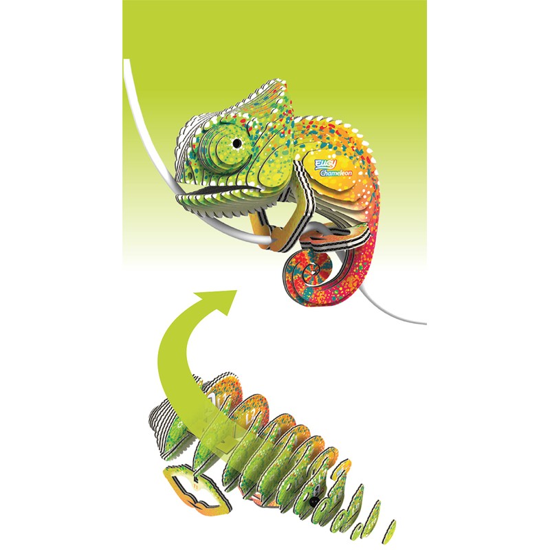 EUGY 3D Chameleon Craft Kit