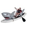 Stand Up Floats Inflatable Toy Shark and seat Easily attaches