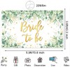 VanillaBay Bride to Be Backdrop Sage Green Eucalyptus Leaves Bridal