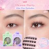 Glue-Free Cluster Lashes DIY Eyelash Extensions Kit for Beginner 80