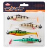 Berkley Pulse Realistic Perch Prerigged, Fishing Hook, Soft Lures, PredatorFishing,