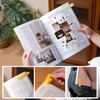 3pcs Automatic Bookmark, Stay in Place and Follow as You