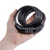 Master Lock Black Set Your Own Combination Bike Lock, Metal