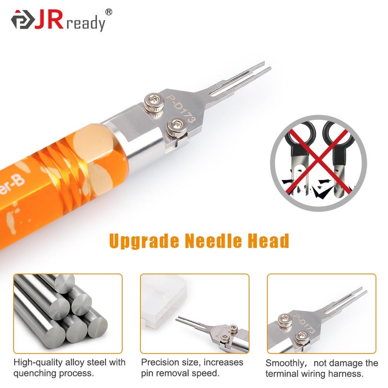 JRready DAP-D173 Ejector Rod Pin Extractor Mini-Fit Jr Extraction Tool(Equivalent