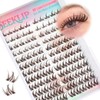Bunny Lash Clusters Brown Manga Lash Clusters Spiky Doll Individual