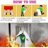 TONYKO Fiberglass Fire Blanket for Emergency Surival, Flame Retardant Protection