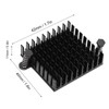 10pcs P42 x 11 x 40 Aluminium Heat Sink Thermal