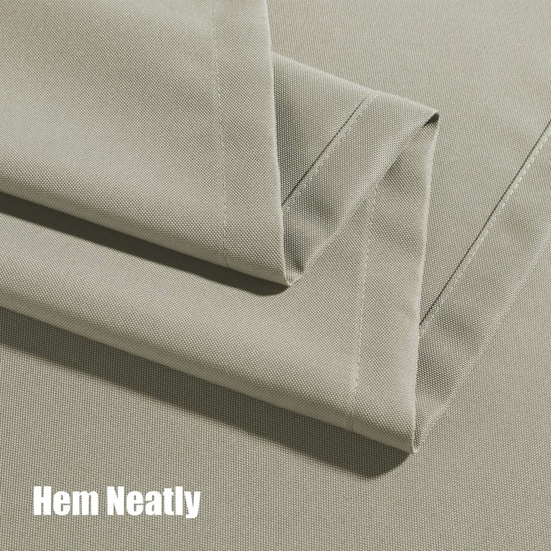 BONZER Outdoor Curtains for Patio Waterproof Thick Privacy Grommet Sunlight