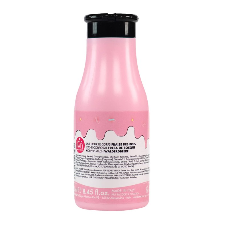 AQUOLINA 8033866161983 Traditional Body Milk #Wild Strawberries 250 ml Unisex