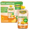 Mott’s Fruit Smoothies Vanilla Peach, 4.2 oz clear pouches, 8