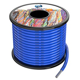 14awg Silicone Electrical Wire Cable 30ft Blue 14 Gauge Hookup Wires kit Stranded Tinned Copper Wire Flexible and Soft High Temperature Resistance