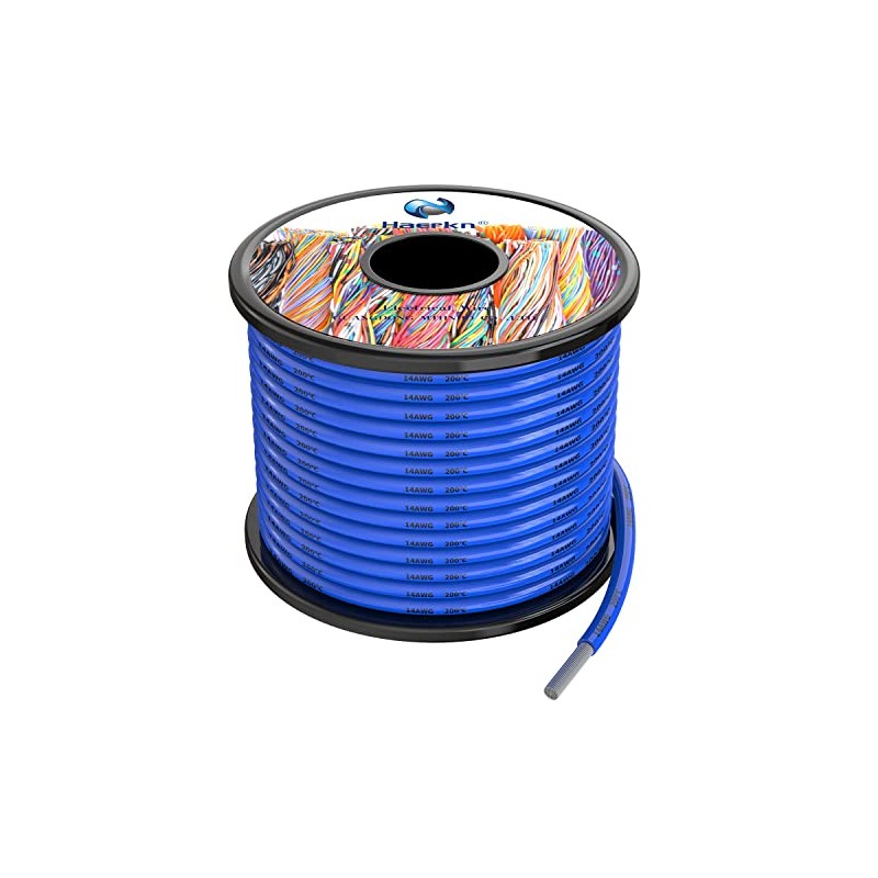 14awg Silicone Electrical Wire Cable 30ft Blue 14 Gauge Hookup