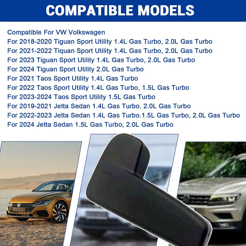 repustor Hood Latch Release Lever Handle Compatible with VW Tiguan