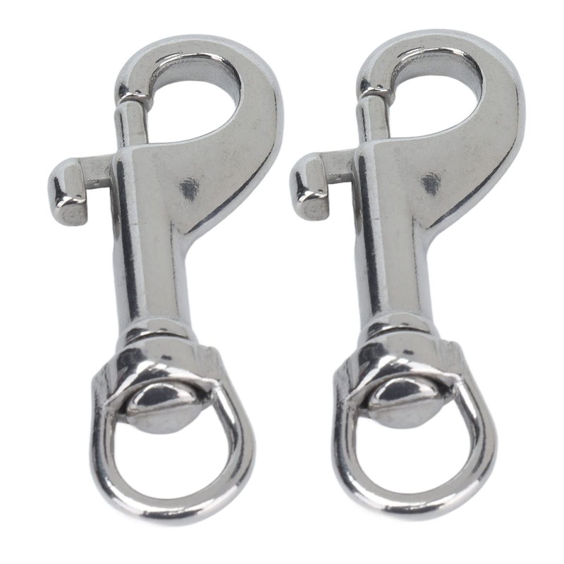 Single Ended Swivel Snap Hooks, 316 Stainless Steel Swivel Eye