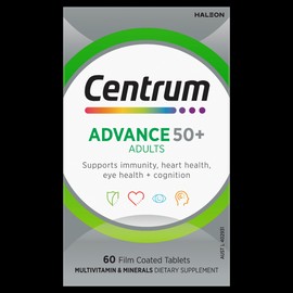 Centrum Advance 50+ Adults 60 Film Coated Tablets
