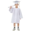 GraduationMall Matte Kindergarten & Preschool Graduation Gown Cap Set with