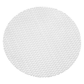 PATIKIL 4" Diameter 304 Stainless Steel Perforated Sheet, 0.06" Hole 19GA Expanded Metal Mesh Round Slices Plate Screen Decorative Meshes for Ventilation Grill Smoking, Silver Tone