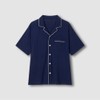 JAJU [JAJU] Men's JAJU AIR Cooling 5-Length Pajama Set_Navy