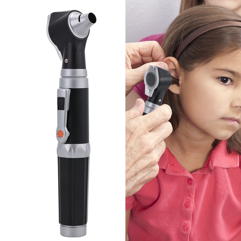 Medical Diagnosis Otoscope Ear Care Speculum Magnifying Lens Clinical LED