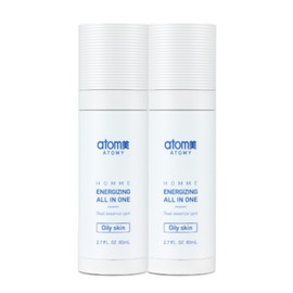 Atomy Homme Energizing All-in-One 80ml x 2 / 애터미 옴므 에너자이징 올인원 80ml x 2개