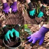 DCCPAA Garden Gloves with Claws 2 Pairs（Two Hands with Claws